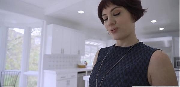 Stepmom wants her stepsons cock deep down into her milf pussy